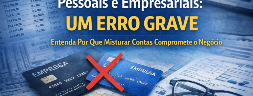 separar finanças pessoais e empresariais